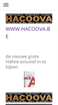 Mobile Screenshot of hacoova.be