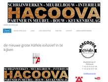 Tablet Screenshot of hacoova.be